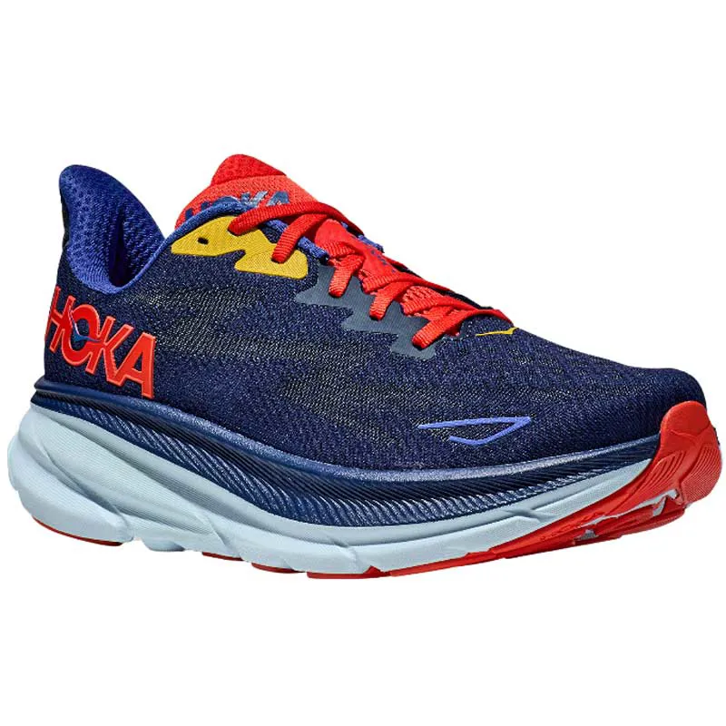 Hoka One One Men's Clifton 9 Bellwether Blue/Dazzling Blue-2